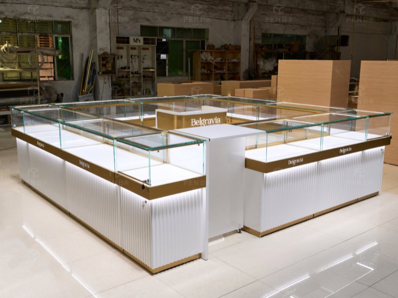 Custom Jewelry Kiosk for Shopping Malls