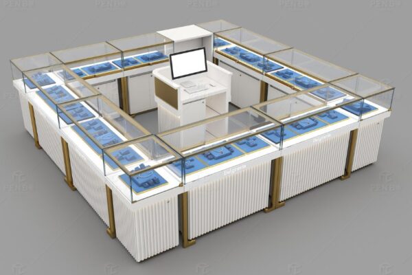 Custom Jewelry Kiosk for Shopping Malls