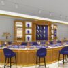 Luxury jewelry store build-out and interior design project in the USA