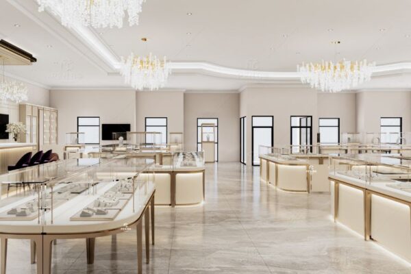 Luxury Jewelry Showroom Interior Design for High-End Retail