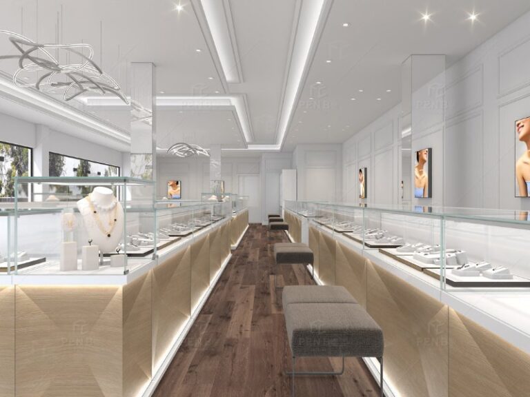 Modern Jewelry Store Interior Design in USA | Custom Retail Solutions ...