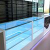 Glass display cabinets for smoke shop and vape store products