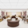 luxury jewelry store interior design with custom display cabinets