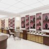 luxury jewelry store interior design with custom display cabinets