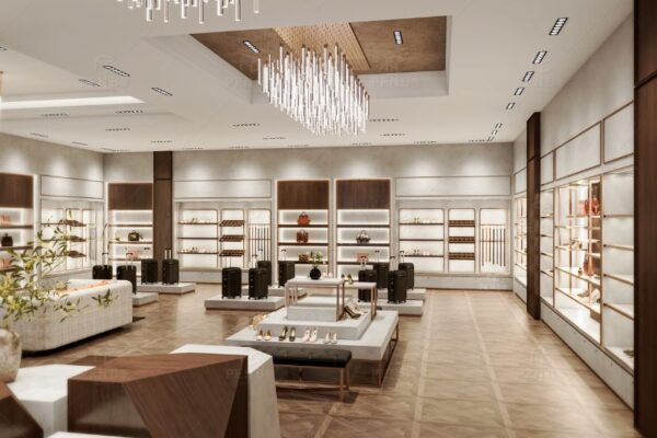 Luxury Boutique Store Interior Design & Custom Display Cabinets