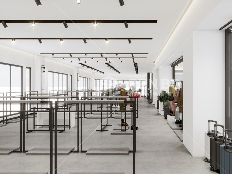 fashion boutique metal display fixtures