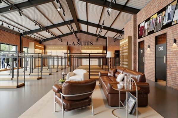 Custom Menswear Shop Design | Full Store Build-Out