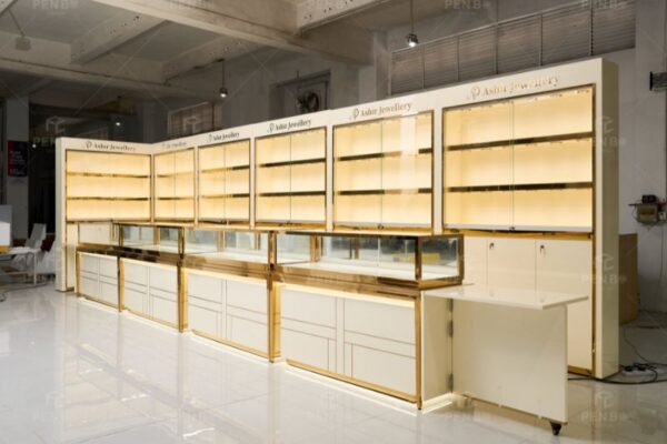 Small Jewelry Store Display Cabinets | Custom Boutique Showcases Manufacturer