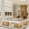 custom luxury jewelry store interior