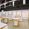 custom perfume display cabinets for fragrance boutique