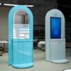 custom skincare display cabinets for beauty retail store