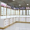 luxury fragrance store fixtures with perfume display cabinets