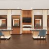 modern jewelry boutique wall display cabinets and showcases