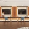 luxury jewelry boutique interior with custom jewelry display cabinets
