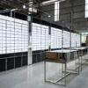 optical store fixtures with eyewear display cabinets