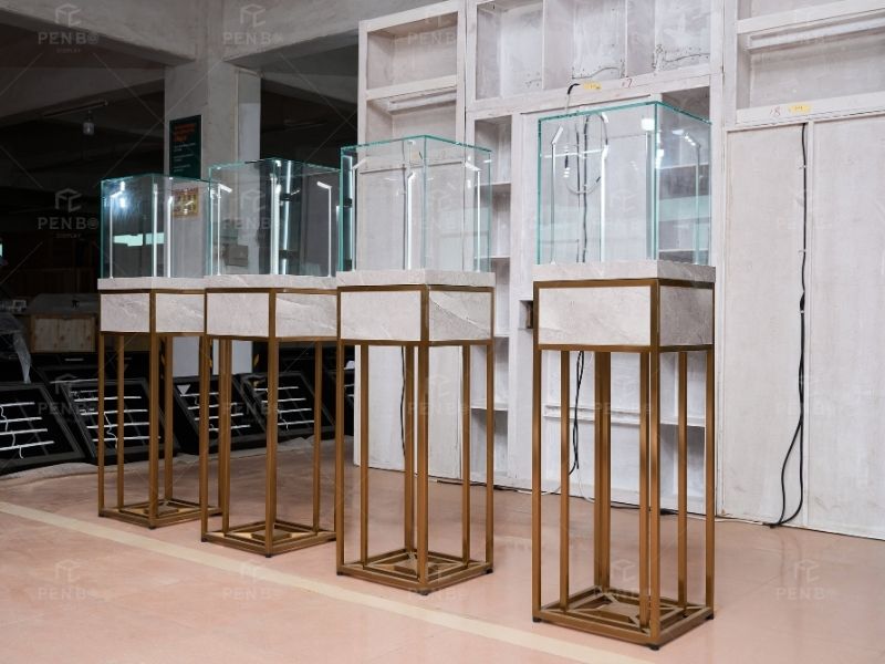 custom luxury watch display cabinets for retail watch store