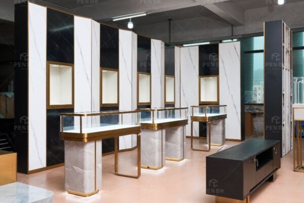 Custom Watch Display Cabinets for Luxury Watch Store in Germany
