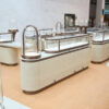 luxury jewelry retail display with custom jewelry showcases
