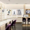 Modern watch store interior design and custom display cabinets