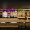 Custom bar and café fixtures with bespoke beverage counter design