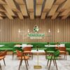 Custom café tables chairs and seating area design