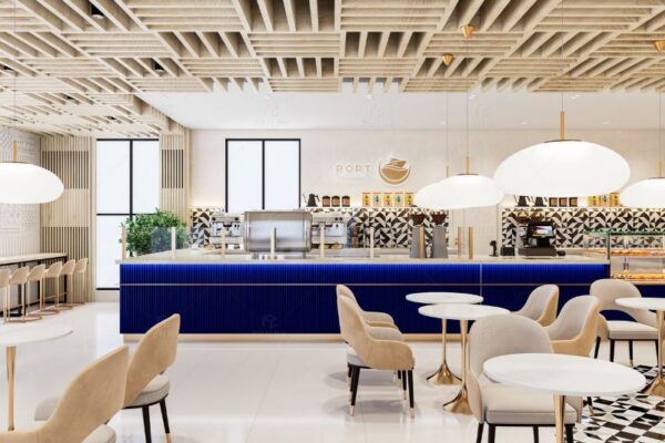 Modern Café Interior Design & Custom Coffee Shop Fixtures