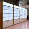 Complete mobile phone store wall display cabinet system with LED lighting