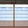 Custom illuminated cell phone accessories wall display cabinets with storage